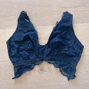 Cosabella magnolia curvy bralette navy XL